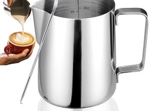 Premium Stainless Steel Pitchers and Jugs – Red Cherry Coffee